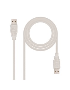 CABLE USB 2.0, TIPO A/M-A/M, 1.0 M