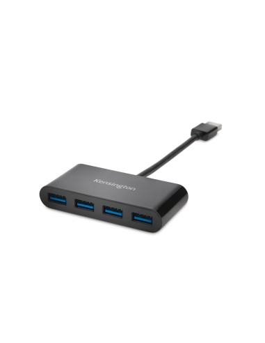 Hub USB 3.0 de cuatro puertos UH4000: negro