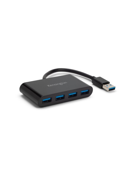 Hub USB 3.0 de cuatro puertos UH4000: negro