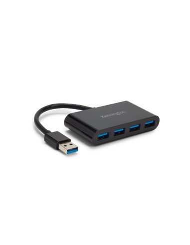 Hub USB 3.0 de cuatro puertos UH4000: negro