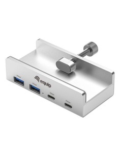 128967 hub de interfaz USB 3.2 Gen 1 (3.1 Gen 1) Type-A 5000 Mbit/s Aluminio
