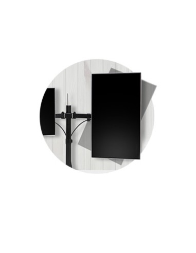 Brazo SmartFit® Ergo extensible para dos monitores