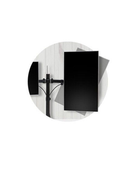 Brazo SmartFit® Ergo extensible para dos monitores