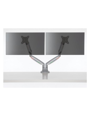 Brazo SmartFit® de altura ajustable con controles de un solo toque para dos monitores