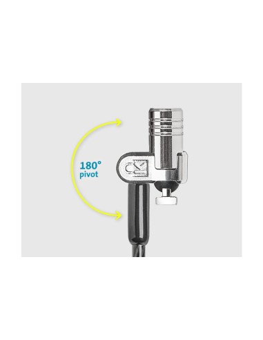 Candado con llave MicroSaver® 2.0 para ordenadores portátiles