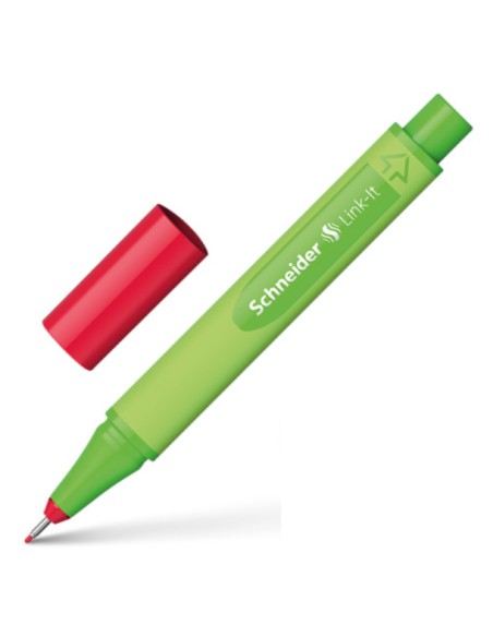 Link-It rotulador de punta fina Rojo 10 pieza(s)