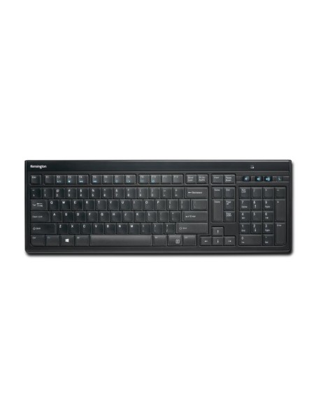 Slim Type Wireless Keyboard teclado RF inalámbrico QWERTY Español Negro Slim Type Wireless Keyboard teclado RF inalámbrico QWERTY Español Negro