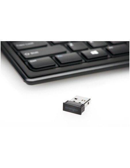 Slim Type Wireless Keyboard teclado RF inalámbrico QWERTY Español Negro Slim Type Wireless Keyboard teclado RF inalámbrico QWERTY Español Negro