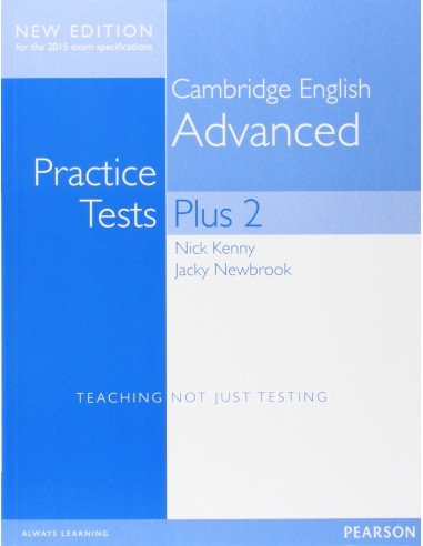 Cambridge Advanced Volume 2 Practice Tests Plus New Edition Students Book without Key