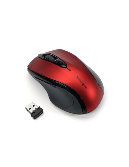 Ratón inalámbrico Pro Fit tamaño mediano, rojo rubí