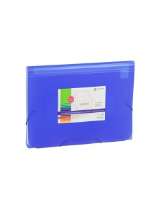 1913KF50 carpeta Cartón, Polipropileno (PP) Azul, Translúcido A4