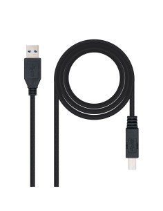10.01.0802-BK cable USB 2 m USB 3.2 Gen 1 (3.1 Gen 1) USB A USB B Negro
