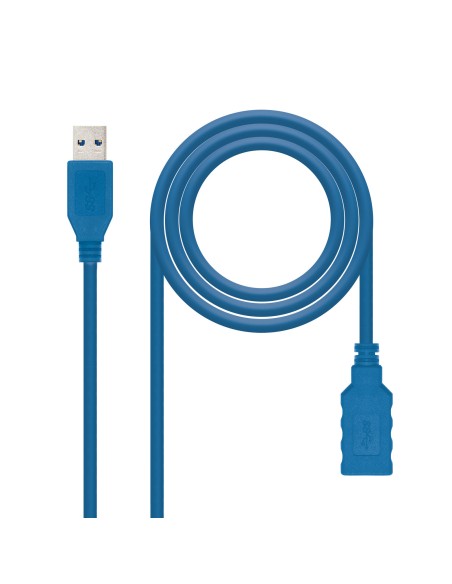 CABLE USB 3.0, TIPO A/M-A/H, AZUL, 2.0 M