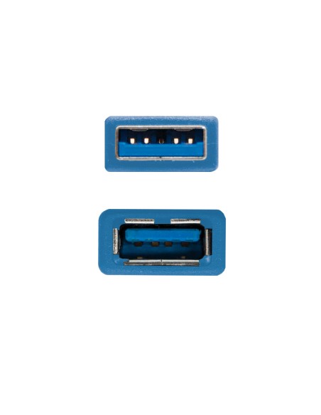 CABLE USB 3.0, TIPO A/M-A/H, AZUL, 2.0 M