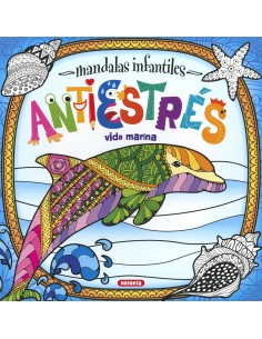 Mandalas infantiles antiestres Vida marina