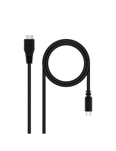 10.01.1201-BK cable USB 1 m USB 3.2 Gen 1 (3.1 Gen 1) USB C Micro-USB B Negro