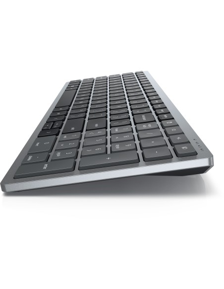 KB740 teclado RF Wireless + Bluetooth QWERTY Español Gris, Negro KB740 teclado RF Wireless + Bluetooth QWERTY Español Gris, Negro