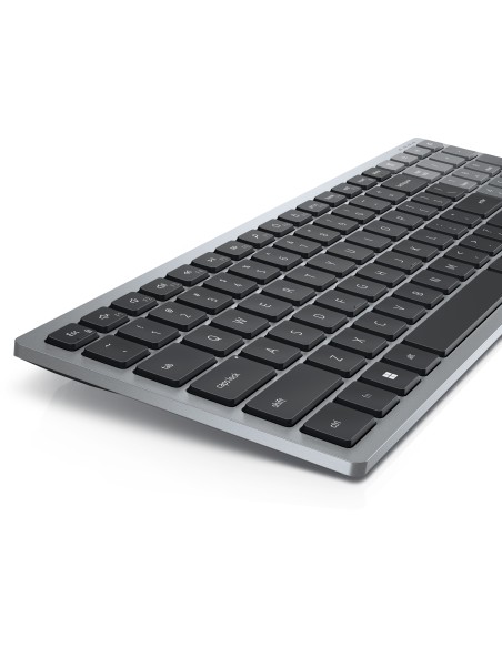 KB740 teclado RF Wireless + Bluetooth QWERTY Español Gris, Negro KB740 teclado RF Wireless + Bluetooth QWERTY Español Gris, Negro