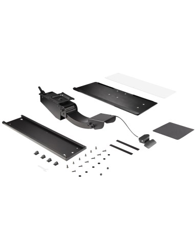 Bandeja para Teclado y Ratón para Debajo del Escritorio - de 30cm x 78cm - de Altura Ajustable - Soporte Ergonómico para Teclad