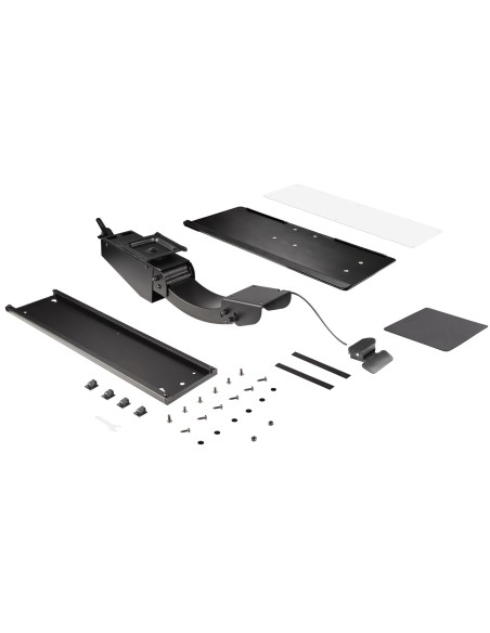 Bandeja para Teclado y Ratón para Debajo del Escritorio - de 30cm x 78cm - de Altura Ajustable - Soporte Ergonómico para Teclad