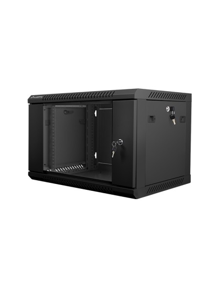 WF01-6406-10B armario rack 6U Bastidor de pared Negro