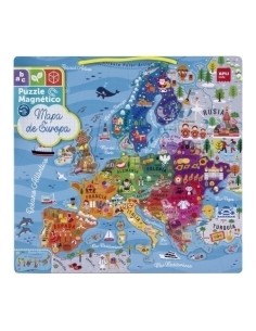 PUZLE EDUC. APLI PUZLE MAG. EUROPA 45PZ