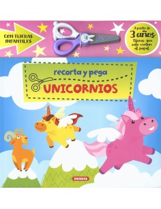 Recorta y pega unicornios