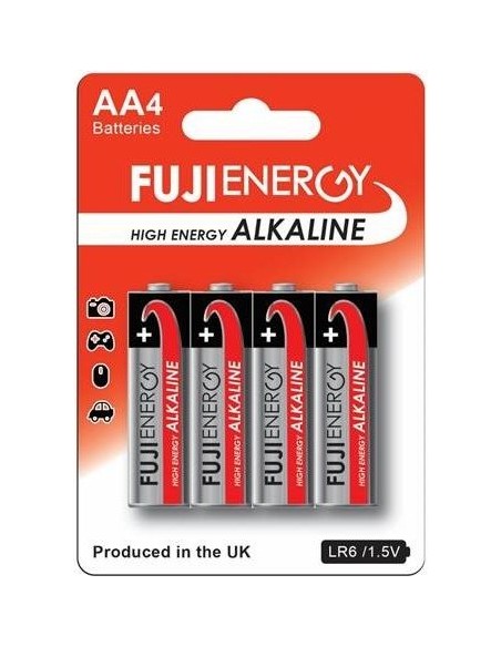 BLISTER 4 PILAS ALCALINAS FUJIENERGY LR06 AA 15V