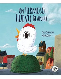 Un hermoso huevo blanco