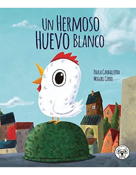 Un hermoso huevo blanco