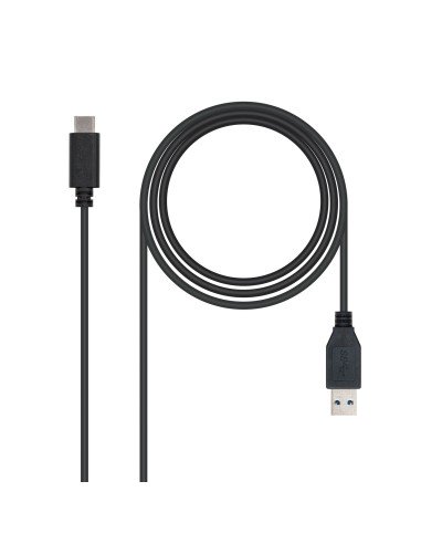 USB 3.1, 1m cable USB USB 3.2 Gen 2 (3.1 Gen 2) USB C USB A Negro