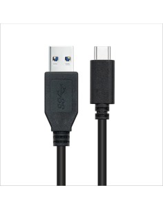 Cable USB 3.1 Gen2 10Gbps 3A, tipo USB-C/M-A/M, negro, 1.5 m 2