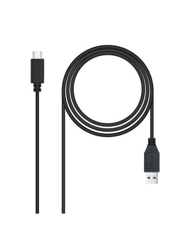 Cable USB 3.1, Gen2 10 Gbps 3A, tipo USB-C/M-A/M, Negro, 2 m