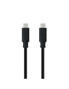 Cable USB 3.1 Gen2 10Gbps 5A, 4K/60Hz, USB-C/M-USB-C/M, Negro, 0.5 m 2