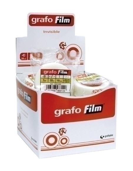 CINTA ADHESIVA INVISIBLE 33x19