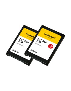 SSD de 2,5" SATA III Top Doble Pack, SSD interna, 2x 128 GB, negro