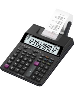 CALCULADORA IMPRESORA HR 150RCE PANTALLA 12 DIGITOS NEGRA