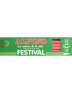 C 12 LAPICES COLORES ALPINO ROSA