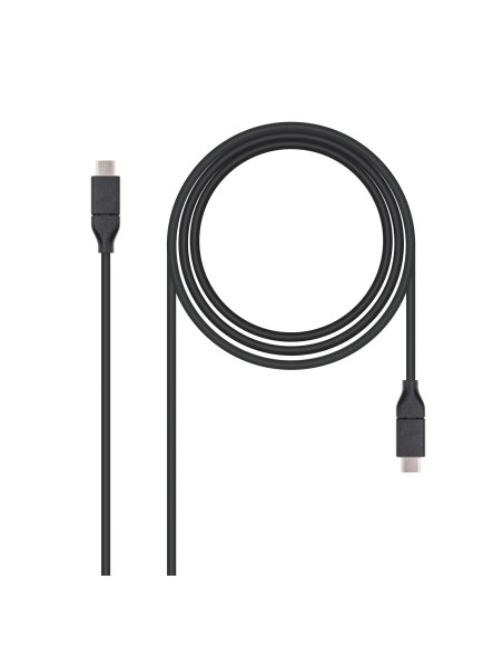 USB 3.1, 1m cable USB USB 3.2 Gen 2 (3.1 Gen 2) USB C Negro