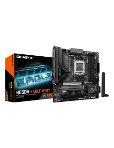 B850M EAGLE WIFI7 Placa Base  CPUs AMD Ryzen Serie 9000, VRM digital de 8+2+2 fases, hasta 8200 MHz DDR5 (O.C.), 1× M.2 PCIe 5.