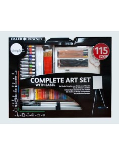 Set de arte 115 piezas simply daler rowney