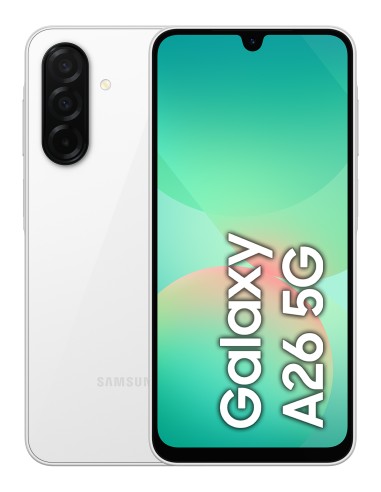 Galaxy A26 17 cm (6.7") Ranura híbrida Dual SIM Android 15 5G USB Tipo C 8 GB 256 GB 5000 mAh Blanco