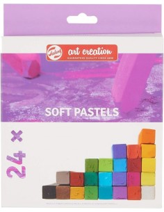 Estuche 24 pastel suave artcreation colores surtidos