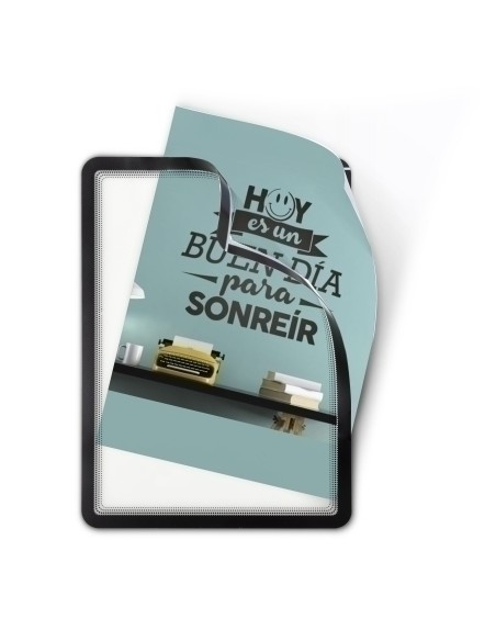 FUNDA TARIFOLD MAGNETO A4 NEGRO P/2