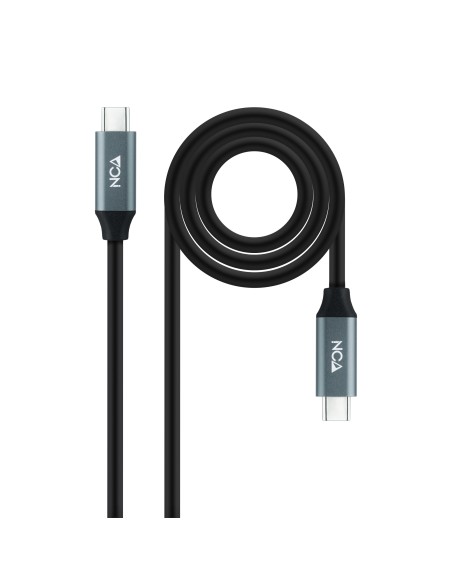 Cable USB 3.2 Gen2x2 20Gbps 5A/100W 4K/60Hz USB-C/M-USB-C/M, 1 m
