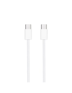 Cable USB-C 2.0 60W 3A, USB-C/M-USB-C/M, Blanco, 1 m 2