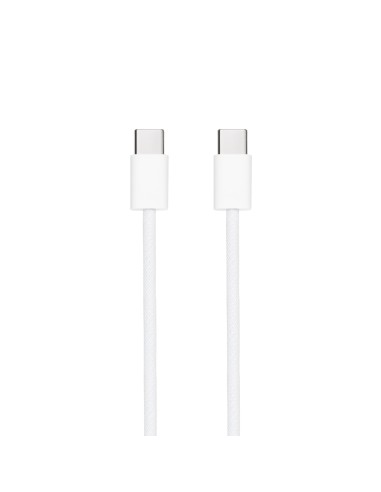 Cable USB-C 2.0 60W 3A, USB-C/M-USB-C/M, Blanco, 1 m