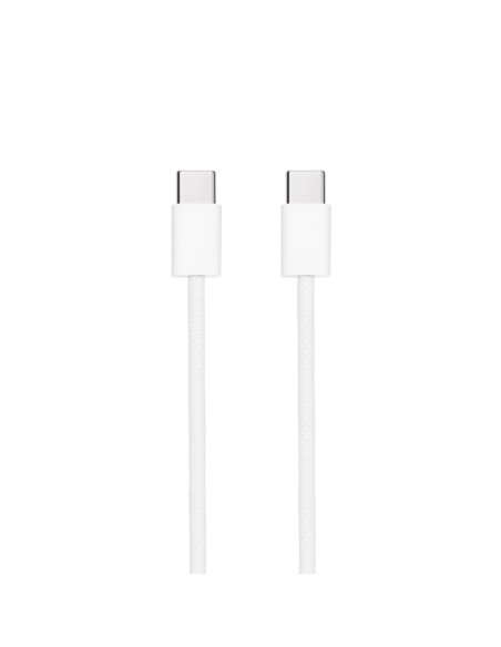 Cable USB-C 2.0 60W 3A, USB-C/M-USB-C/M, Blanco, 1 m