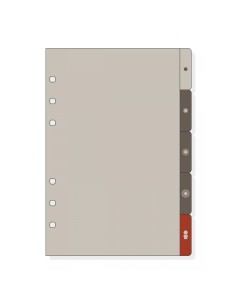 1966354 divisor Cloruro de polivinilo (PVC) Gris