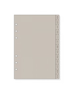 1966455 divisor Cloruro de polivinilo (PVC) Gris